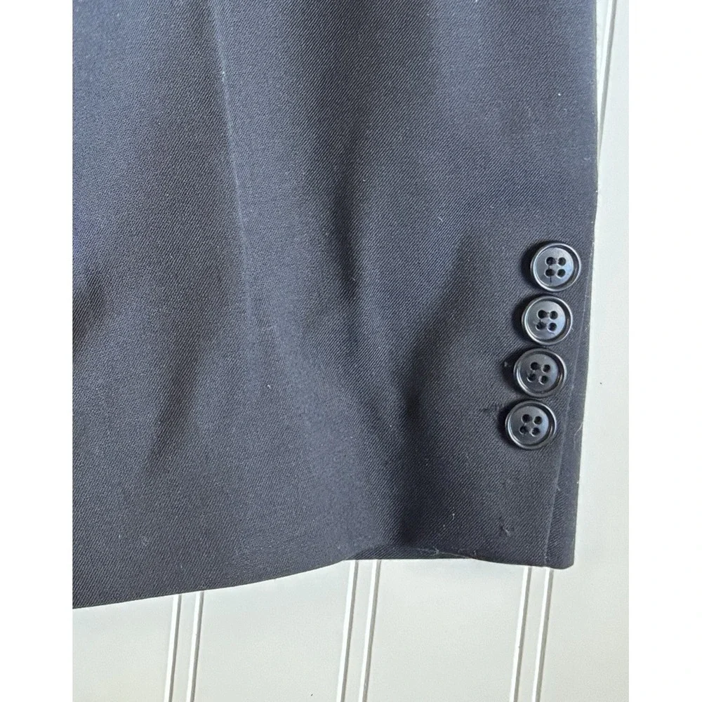 mens black Jos‎ A Bank 1905 all season wool blazer jacket sport suit coat 50 R